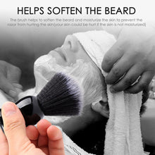 Load image into Gallery viewer, Black Nylon Shaving Brush