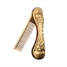 Load image into Gallery viewer, Skull Head Anti-Static Mustache Comb