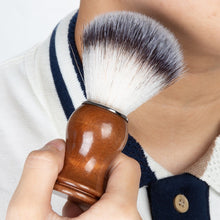 Load image into Gallery viewer, Wood Handle Nylon Beard Brush