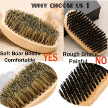 Load image into Gallery viewer, Boar Bristle Bush + Comb Set