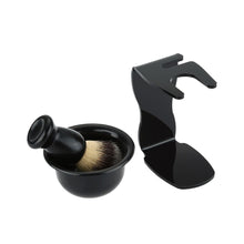 Load image into Gallery viewer, 3-Piece Shaving Brush Holder Set