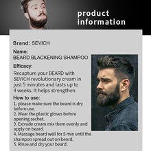 Load image into Gallery viewer, Sevich Beard Blackening Shampoo