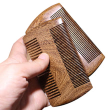 Load image into Gallery viewer, Green Sandalwood Anti-Static Comb
