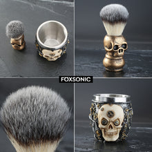 Load image into Gallery viewer, FOXSONIC Skull Head Shaving Brush Set
