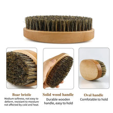 Load image into Gallery viewer, Boar Bristle Bush + Comb Set
