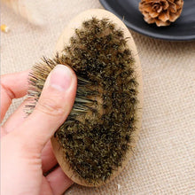 Load image into Gallery viewer, Boar Bristle Bush + Comb Set
