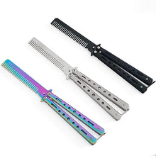 Load image into Gallery viewer, Butterfly Knife Comb
